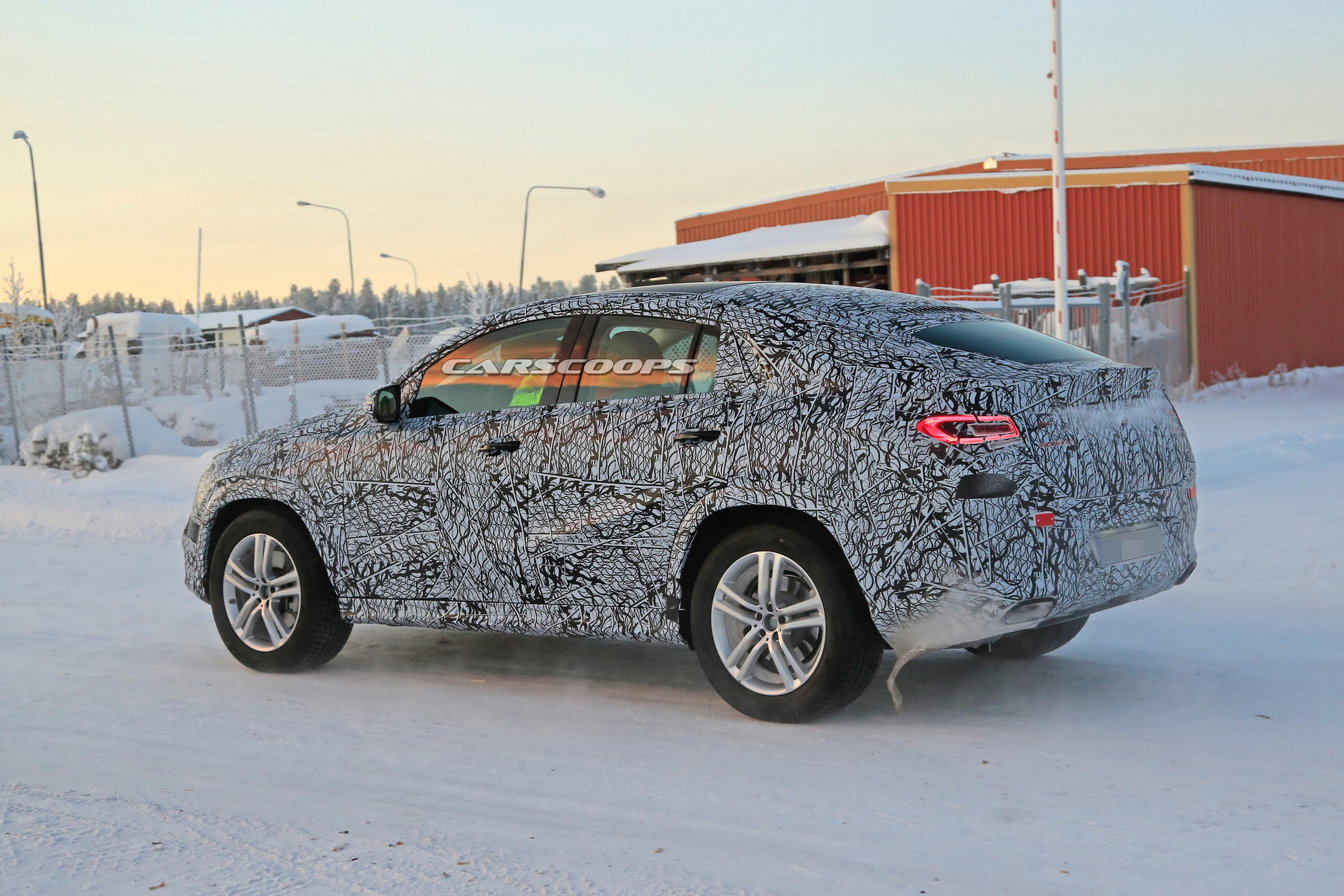 2020 mercedes gle coupe winter spy shots 5 2020 Mercedes GLE Coupe Teased Ahead Of August 28th Debut