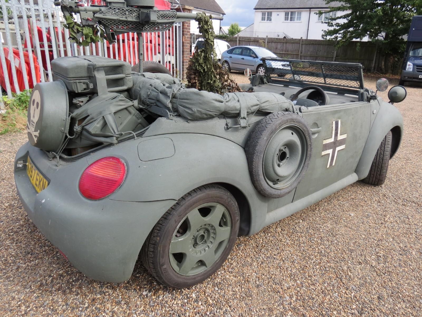 VW Beetle WWII Cabrio-4 Prepare To Invade Poland With This WWII Inspired VW Beetle Cabrio