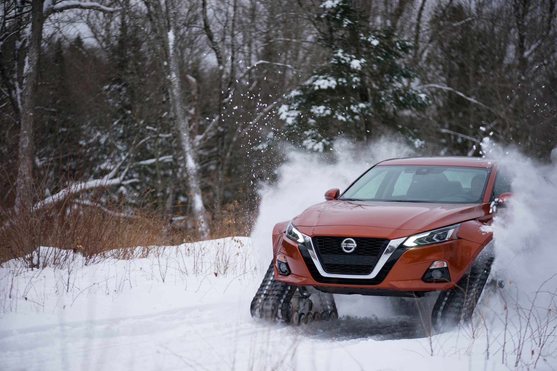 Nissan Altima-te AWD-24 Nissan Celebrates The AWD Altima By Giving It Tracks