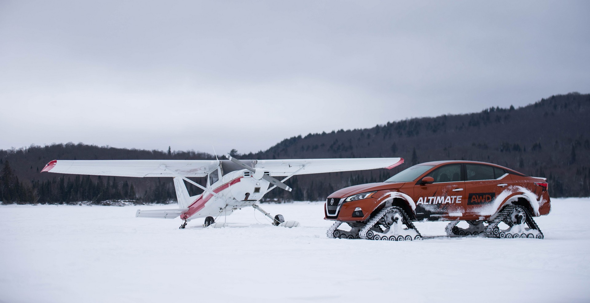 Nissan Altima-te AWD-20 Nissan Celebrates The AWD Altima By Giving It Tracks