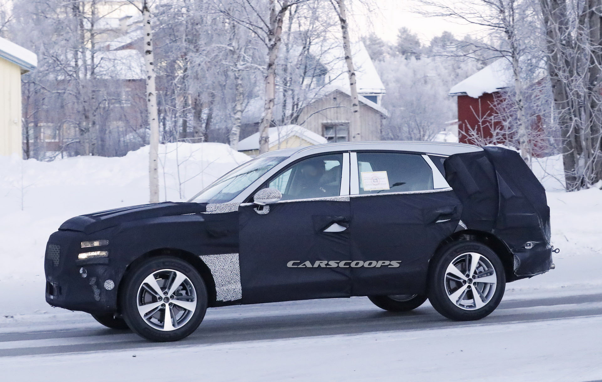 Genesis GV80 11 2020 Genesis GV80 Luxury SUV Filmed Testing, See First Interior Photos Too (Update)