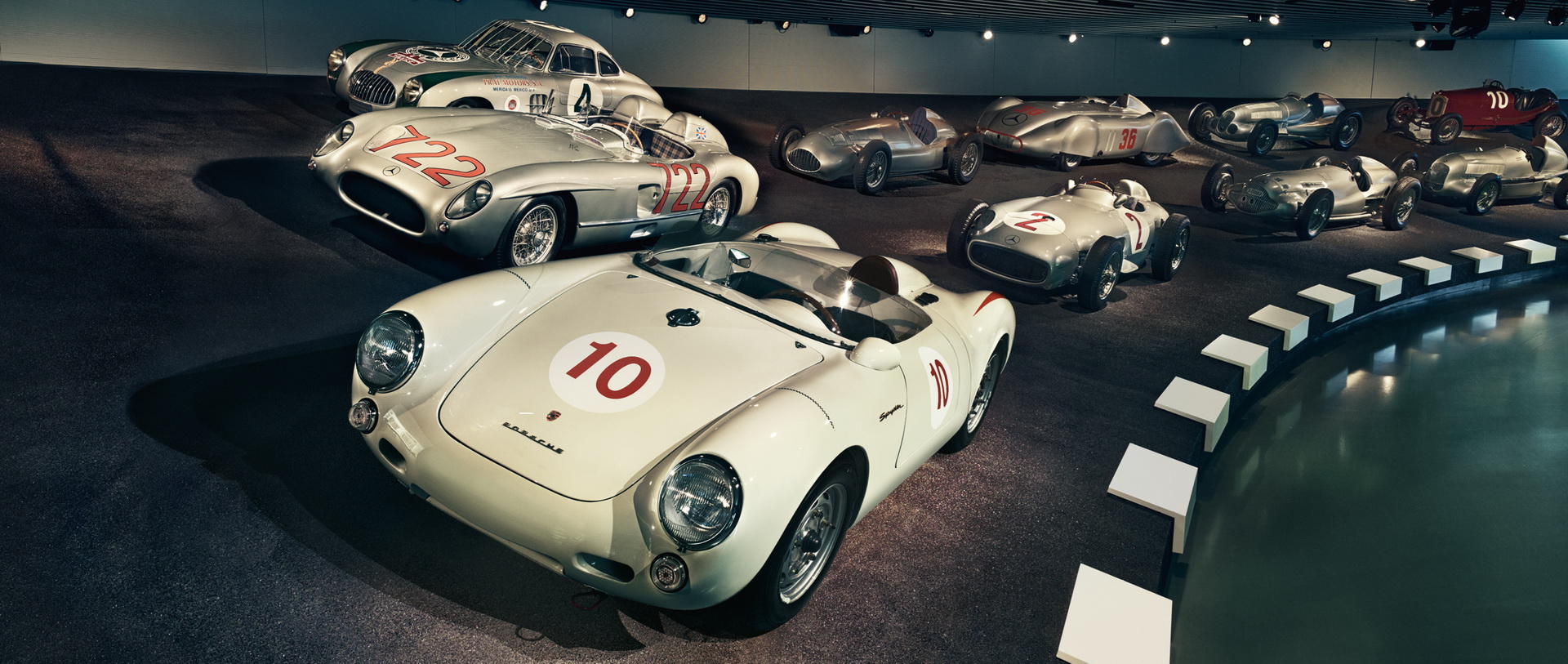 Mercedes-Museum-Porsche-550-03 What’s A Porsche 550 Spyder Doing Into The Mercedes Museum?
