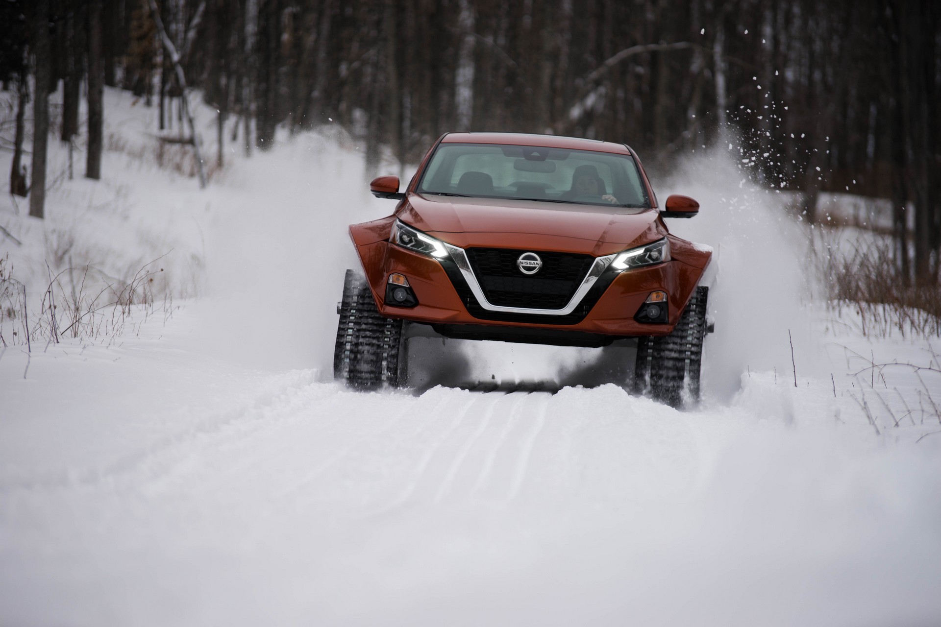 Nissan Altima-te AWD-25 Nissan Celebrates The AWD Altima By Giving It Tracks