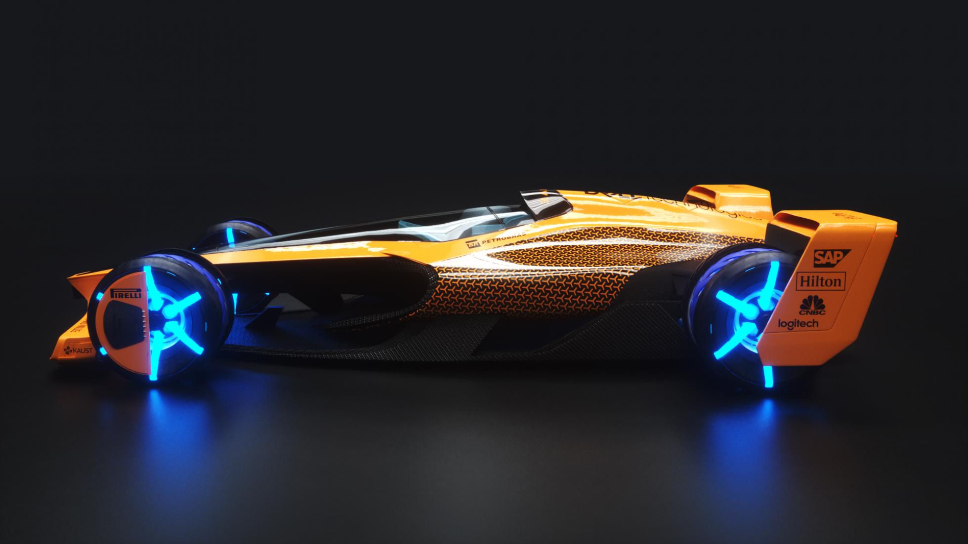 McLaren-2050-Formula-1-Car-3 McLaren Imagines A 2050 Formula 1 Car That Hits 300 MPH