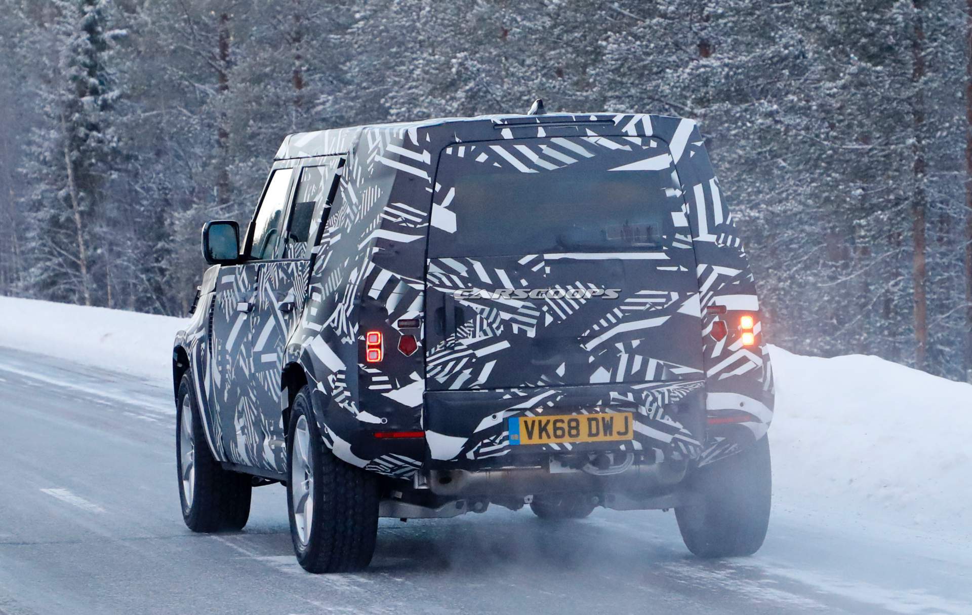 2020 Land Rover Defender 110 spy shots 11 2020 Land Rover Defender: What It’ll Look Like, Tech & Everything Else We Know