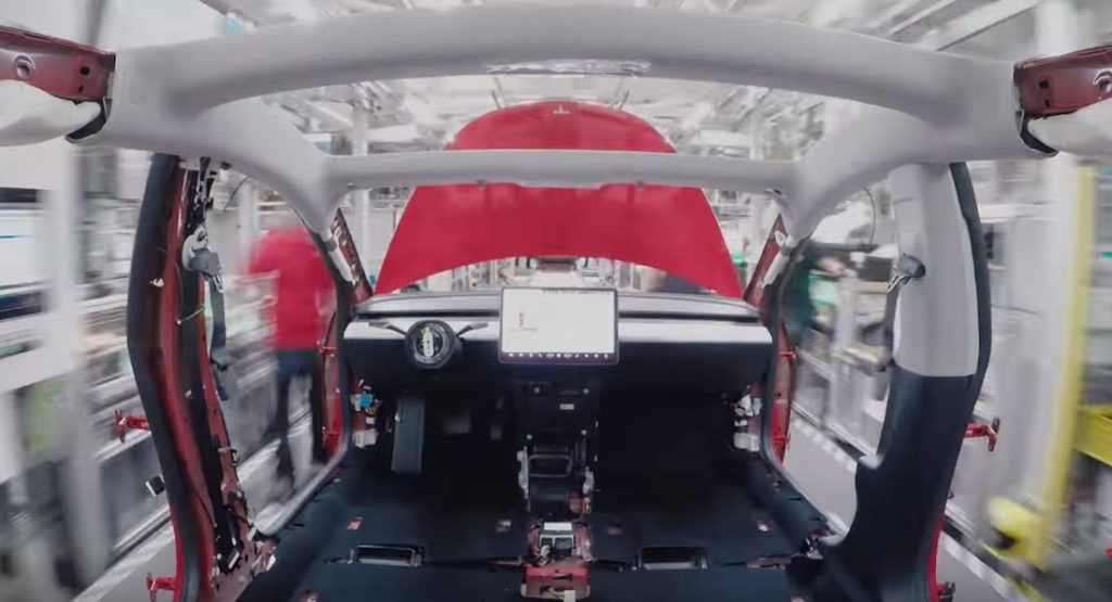 Watch A Tesla Model 3 Come To Life In California
