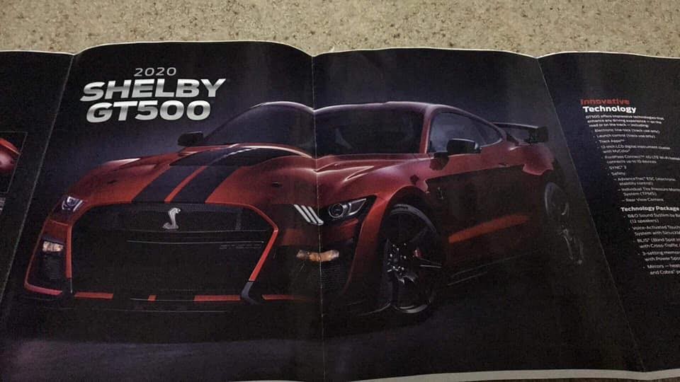 2020 Ford Mustang Shelby Gt500 Leaks With Supercharged 5 2l