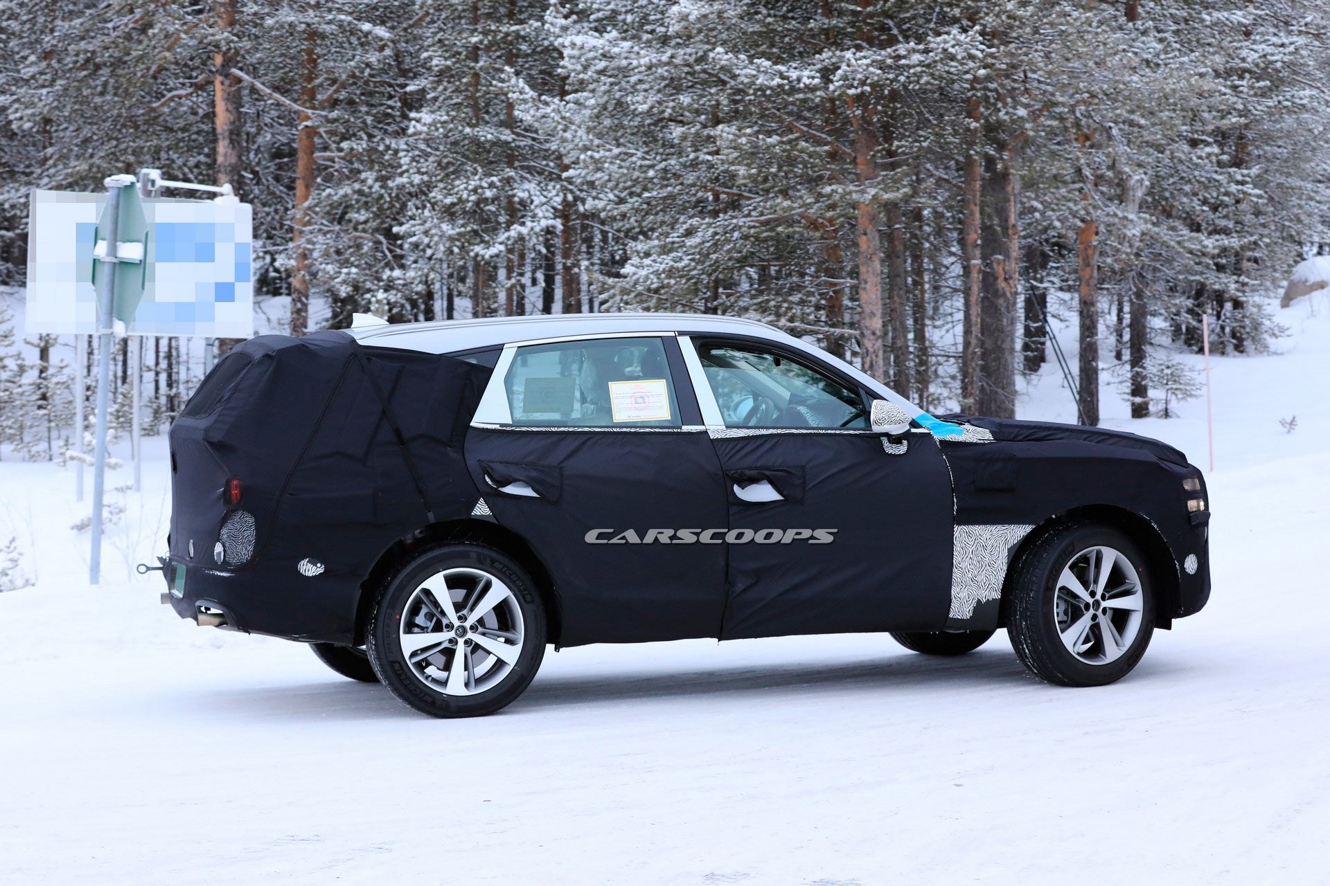 2020-Genesis-GV80-10 2020 Genesis GV80 Luxury SUV Filmed Testing, See First Interior Photos Too (Update)