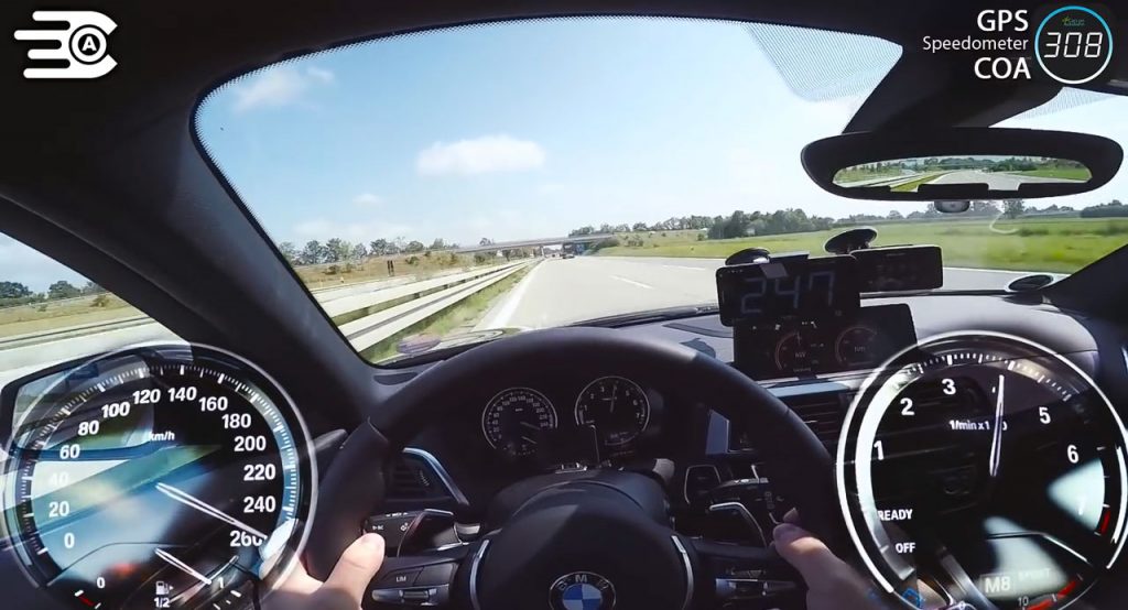 BMW M140i Bravely Accelerates To Dizzying Speeds On Highway