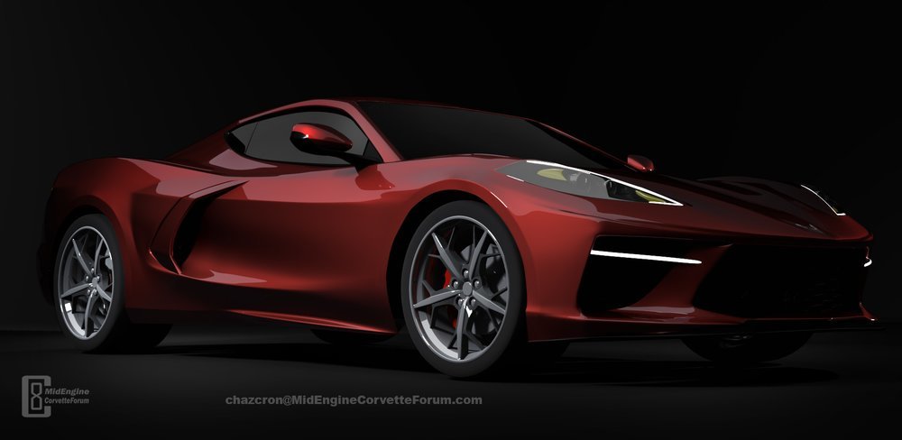 2020 Chevrolet Corvette C8 renderings by Chazcron 15 New GM Codes Indicate C8 Corvette, Or New C7 Variant, Is Imminent