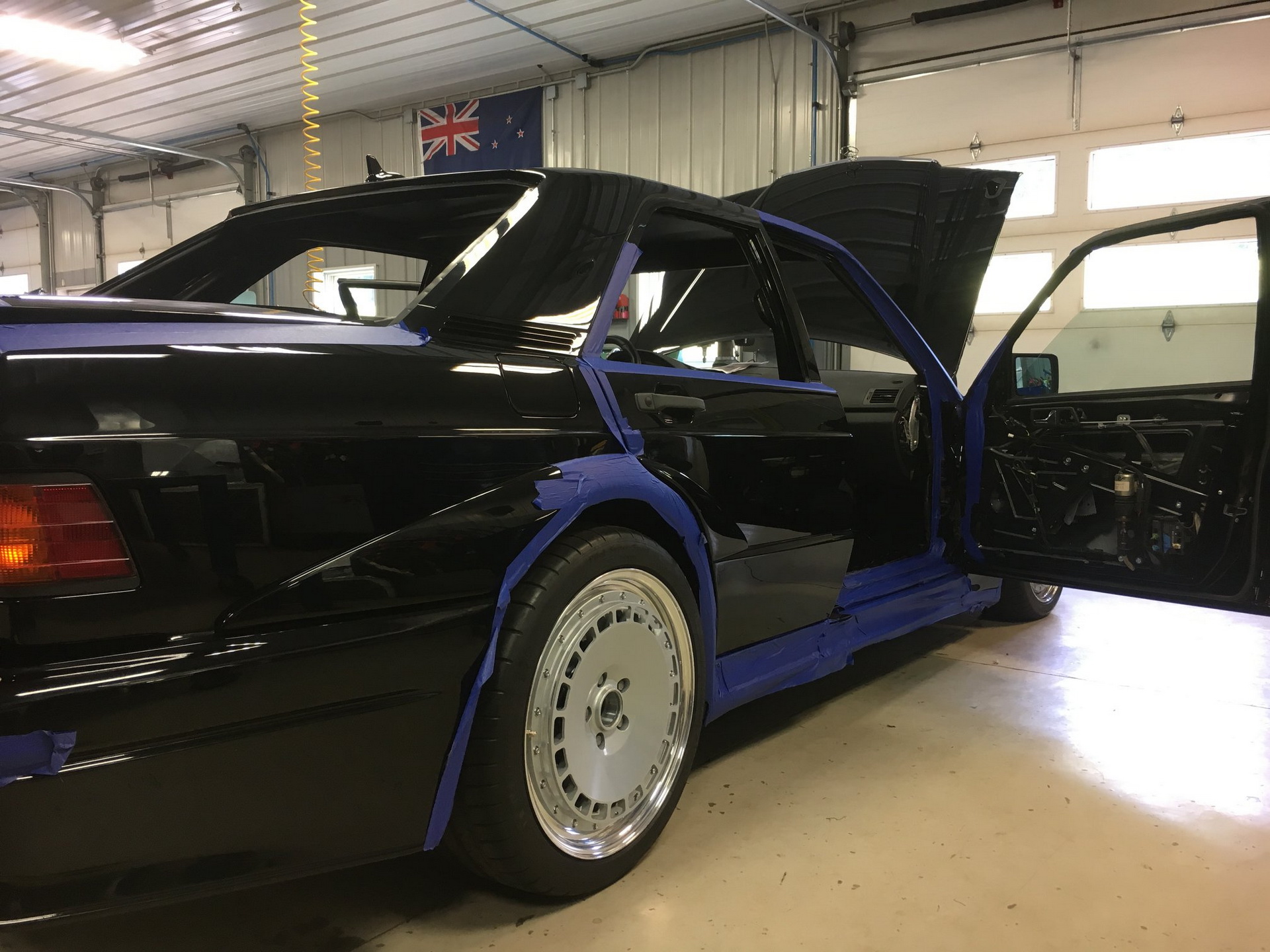 mercedes 190e c63 amg conversion 136 Tuner Transplants Classic Mercedes 190E 2.5 16 EVO Body On A Modern C63 AMG