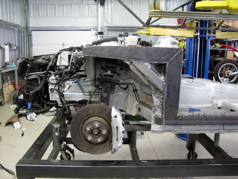 mercedes 190e c63 amg conversion 30 Tuner Transplants Classic Mercedes 190E 2.5 16 EVO Body On A Modern C63 AMG