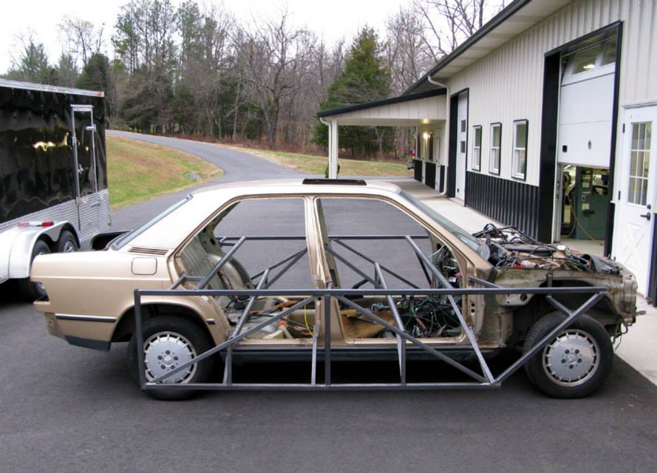 mercedes 190e c63 amg conversion 17 Tuner Transplants Classic Mercedes 190E 2.5 16 EVO Body On A Modern C63 AMG