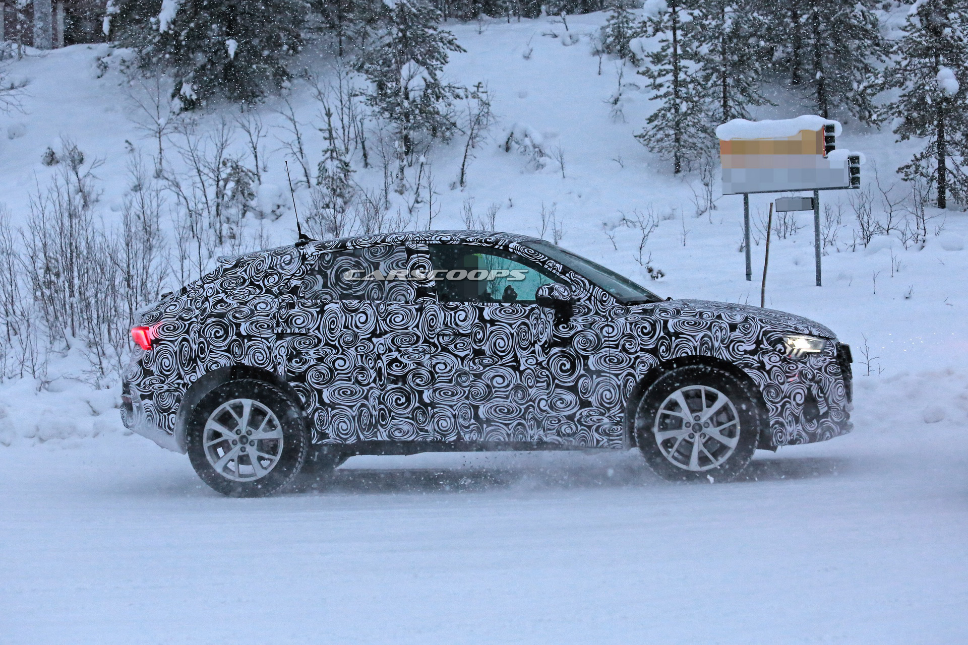 audi q4 spied winter testing again 3 Audi Q4 Prototype Caught Winter Testing, No CGI This Time