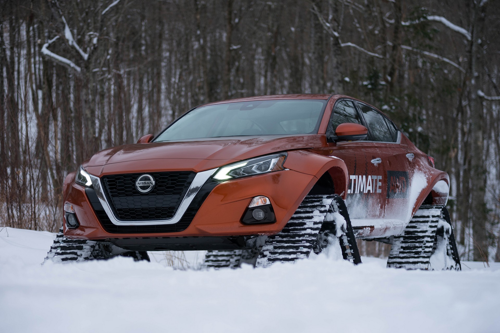 Nissan Altima-te AWD-6 Nissan Celebrates The AWD Altima By Giving It Tracks