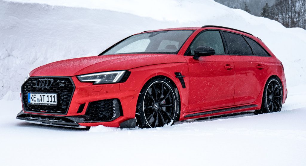  ABT Sportline Audi RS4+ Is A 500+ PS Snow-Conquering Super Estate