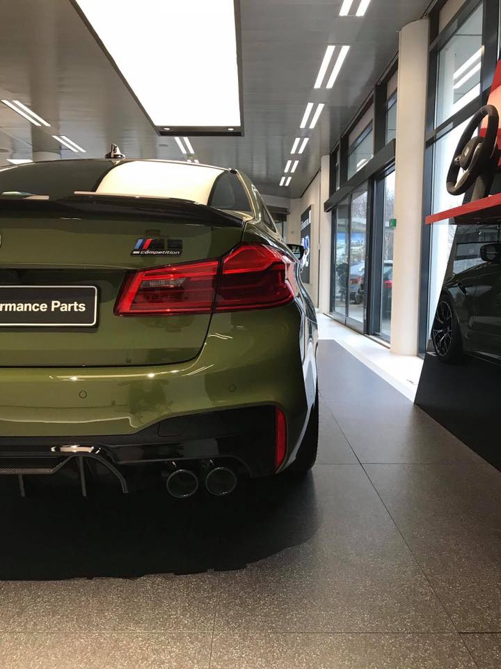 BMW-M5-Urban-Green-5 BMW M5 Painted In Urban Green Individual Is Sure To Get Your Attention
