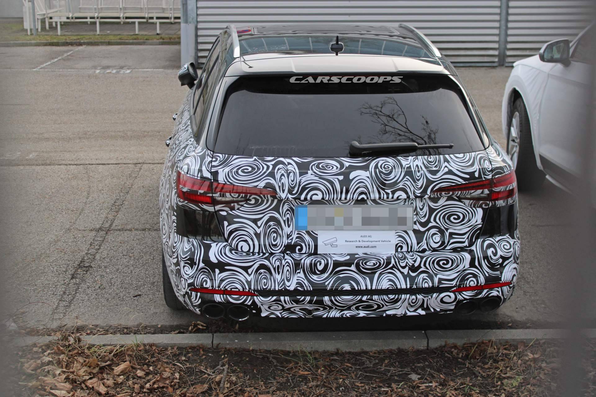 2020 Audi S4 Avant facelift spy shots 5 2020 Audi S4 Avant Facelift Shows RS4-Inspired Snout For The First Time