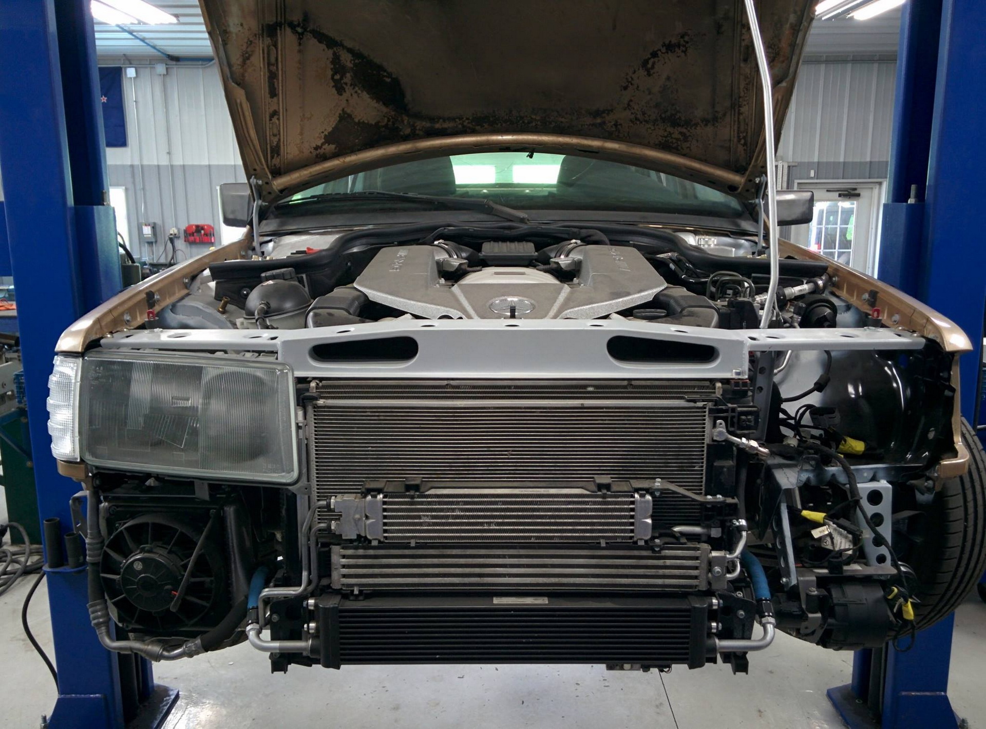 mercedes 190e c63 amg conversion 115 Tuner Transplants Classic Mercedes 190E 2.5 16 EVO Body On A Modern C63 AMG