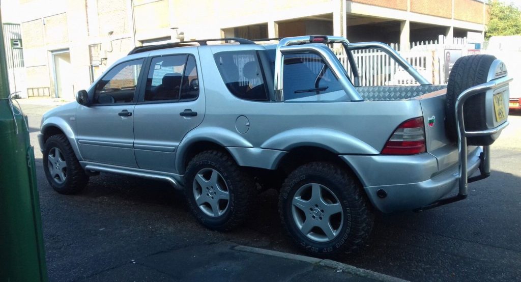  First-Gen Mercedes ML 6×6 Pickup Conversion Will Make You Check Your Eyesight