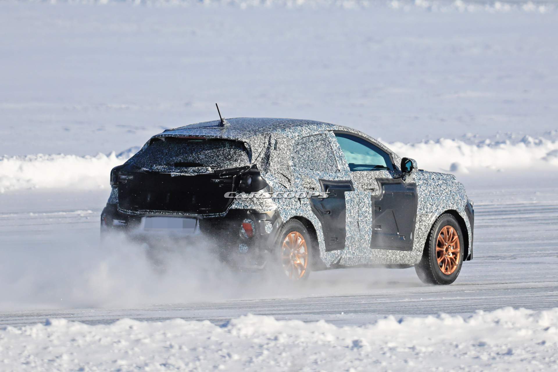 Ford EcoSport replacement spy shots 13 Ford Fiesta-Based SUV EcoSport Replacement Spied Near The Arctic Circle