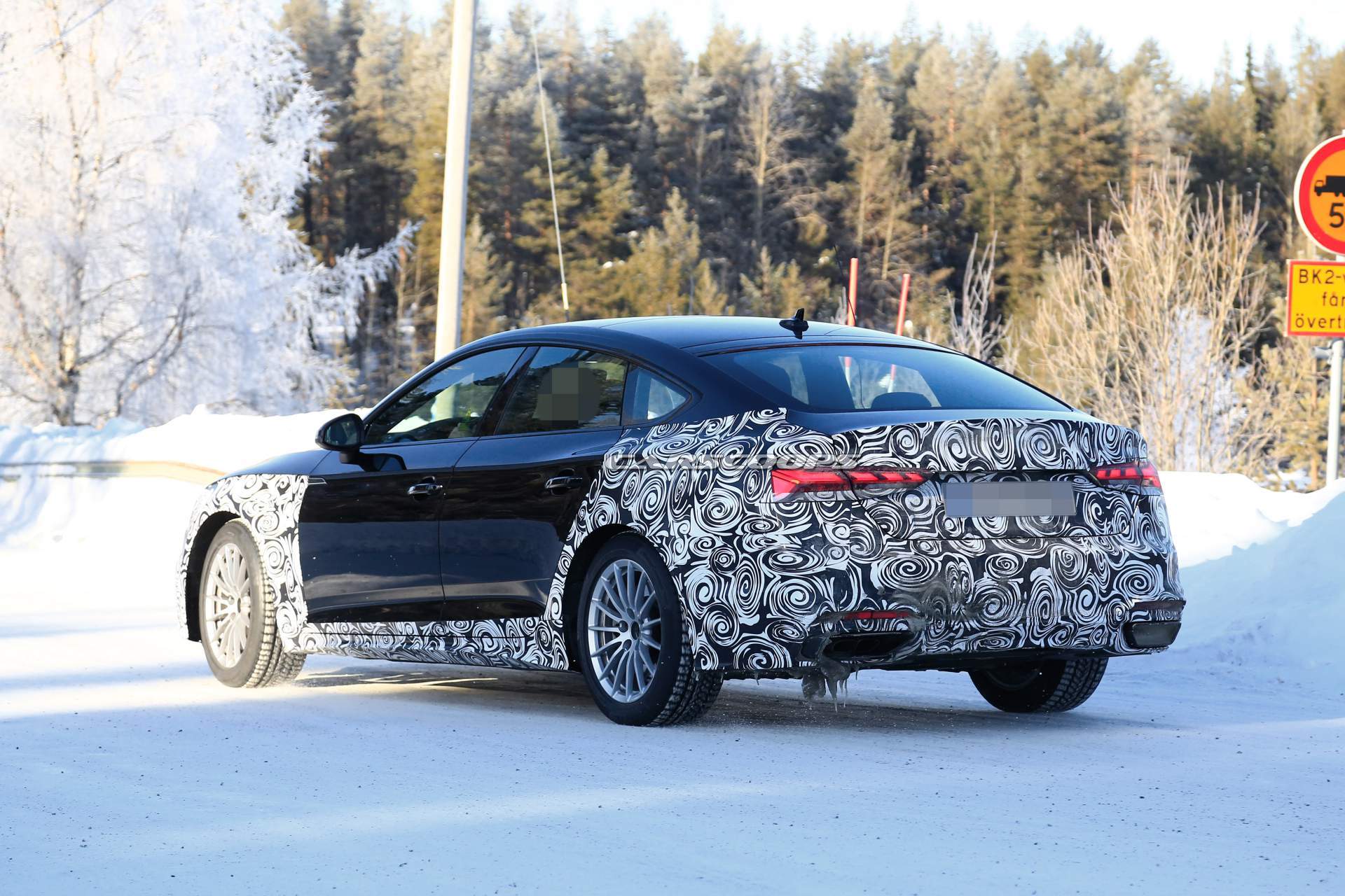 2020 Audi A5 Sportback facelift spy shots 28 2020 Audi A5 Sportback Facelift Comes Out Of Its Hideout