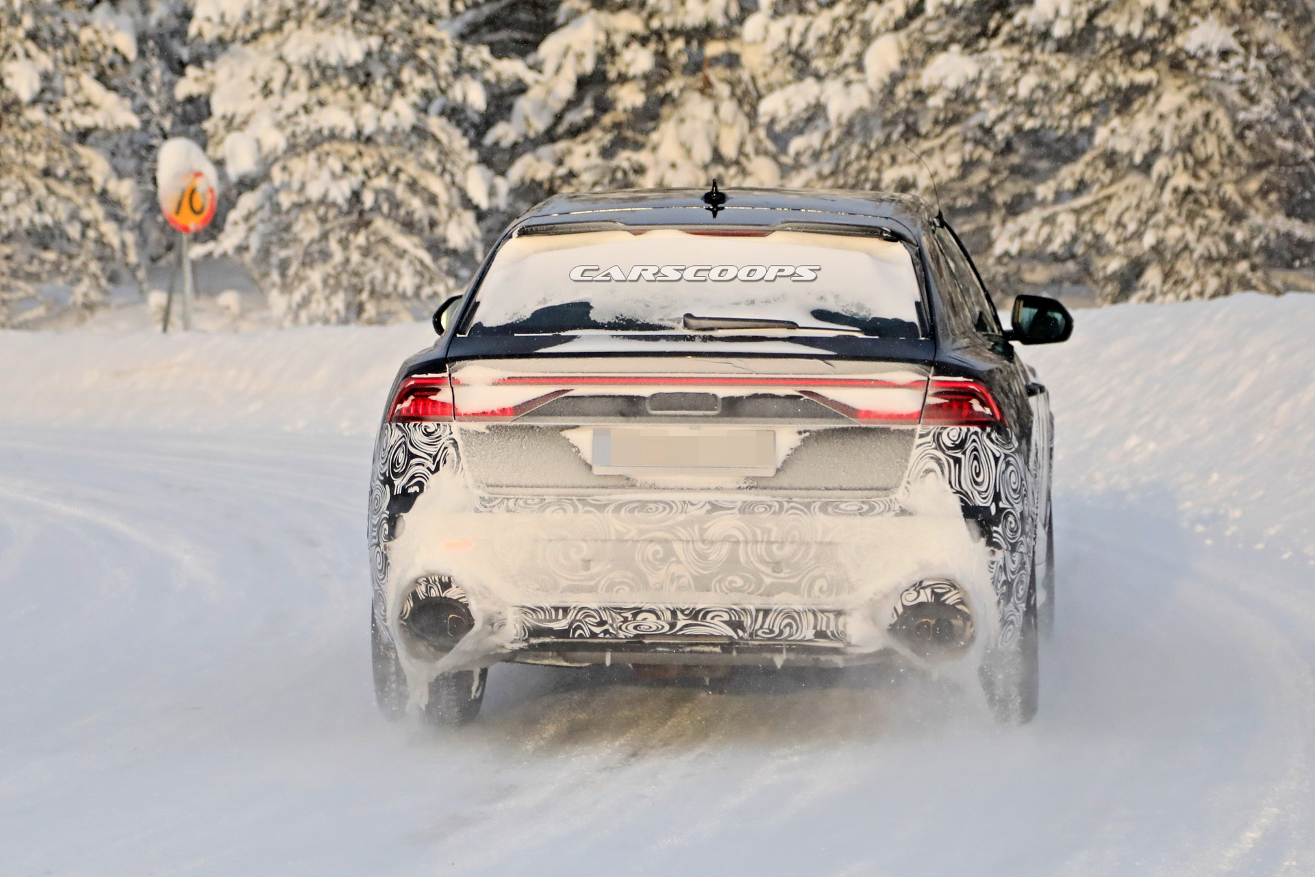 2020 audi rs q8 winter spy shots 10 Audi Teases Six New RS Models, A Handful Should Debut In Frankfurt