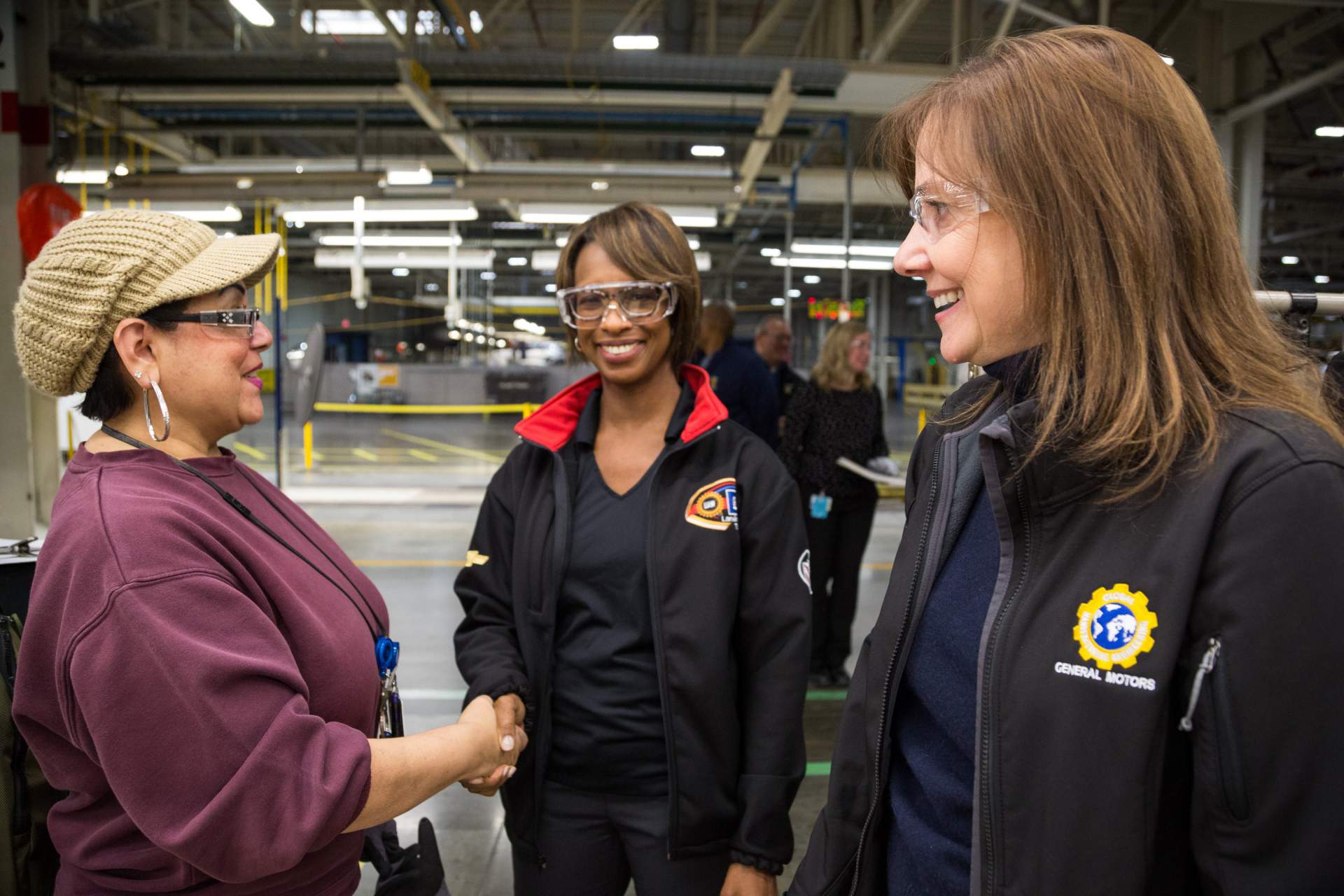 GM CEO Mary Barra and GM Executive Vice President Global Manufacturing Alicia Boler Davis 1 GM Investing $36 Million At Lansing Delta Township For “Future Crossover Production”