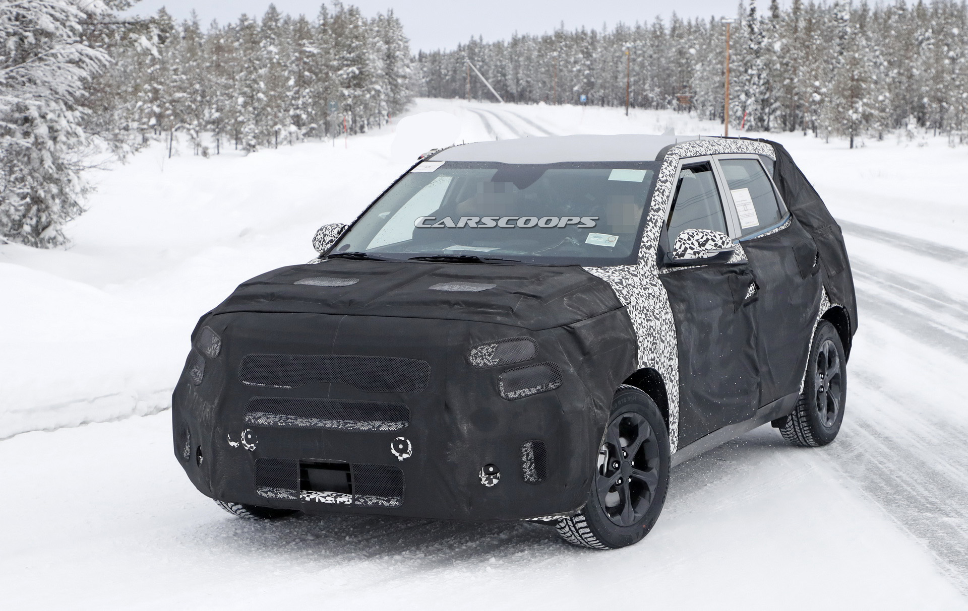 2020 kia tusker spied first time 3 New Kia Crossover Spotted Testing, Looks Like The Production Version Of SP Concept