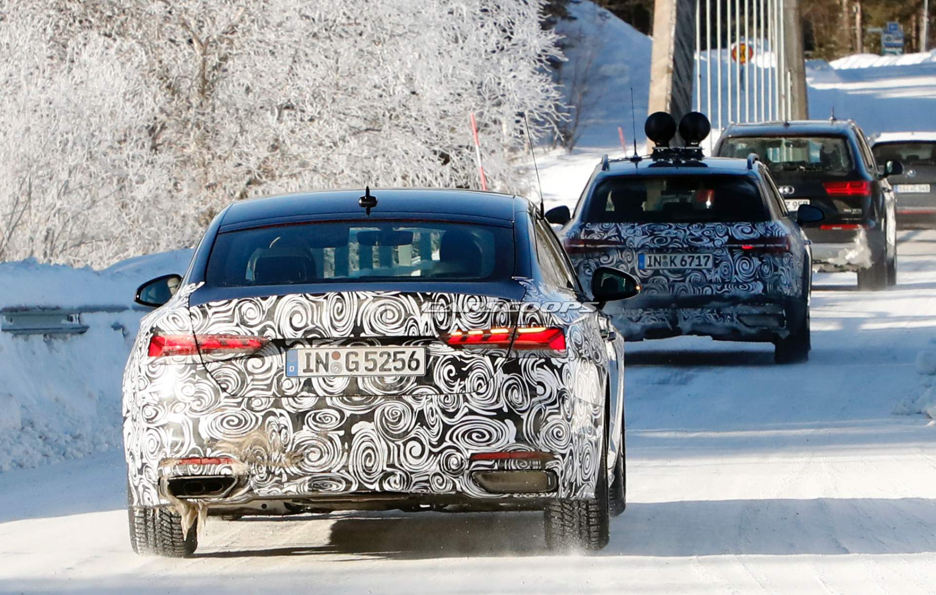 2020 Audi A5 Sportback facelift spy shots 20 2020 Audi A5 Sportback Facelift Comes Out Of Its Hideout