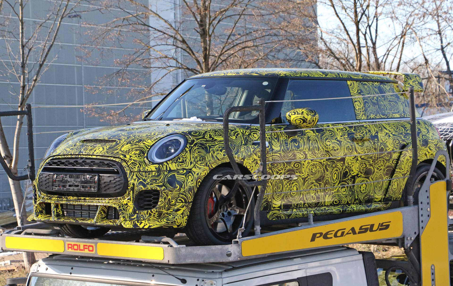 2020 Mini JCW GP spy shots 4 2020 Mini JCW GP Shows Wild Production Bodykit For The First Time