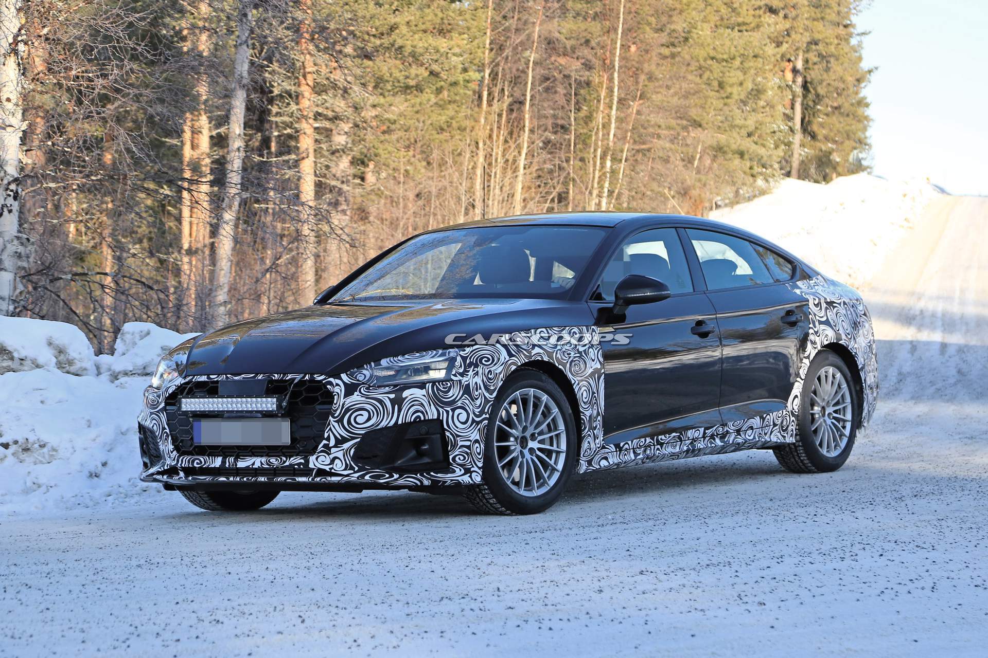 2020 Audi A5 Sportback facelift spy shots 23 2020 Audi A5 Sportback Facelift Comes Out Of Its Hideout