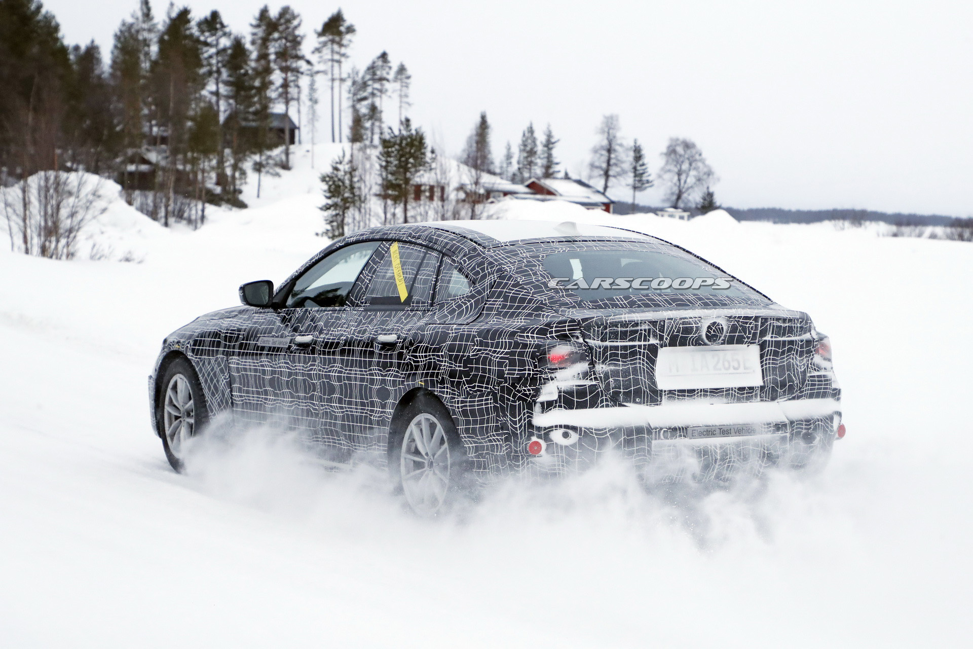 bmw i4 winter testing spy shots 9 BMW i4 Getting Ready To Battle Tesla Model 3 And Polestar 2