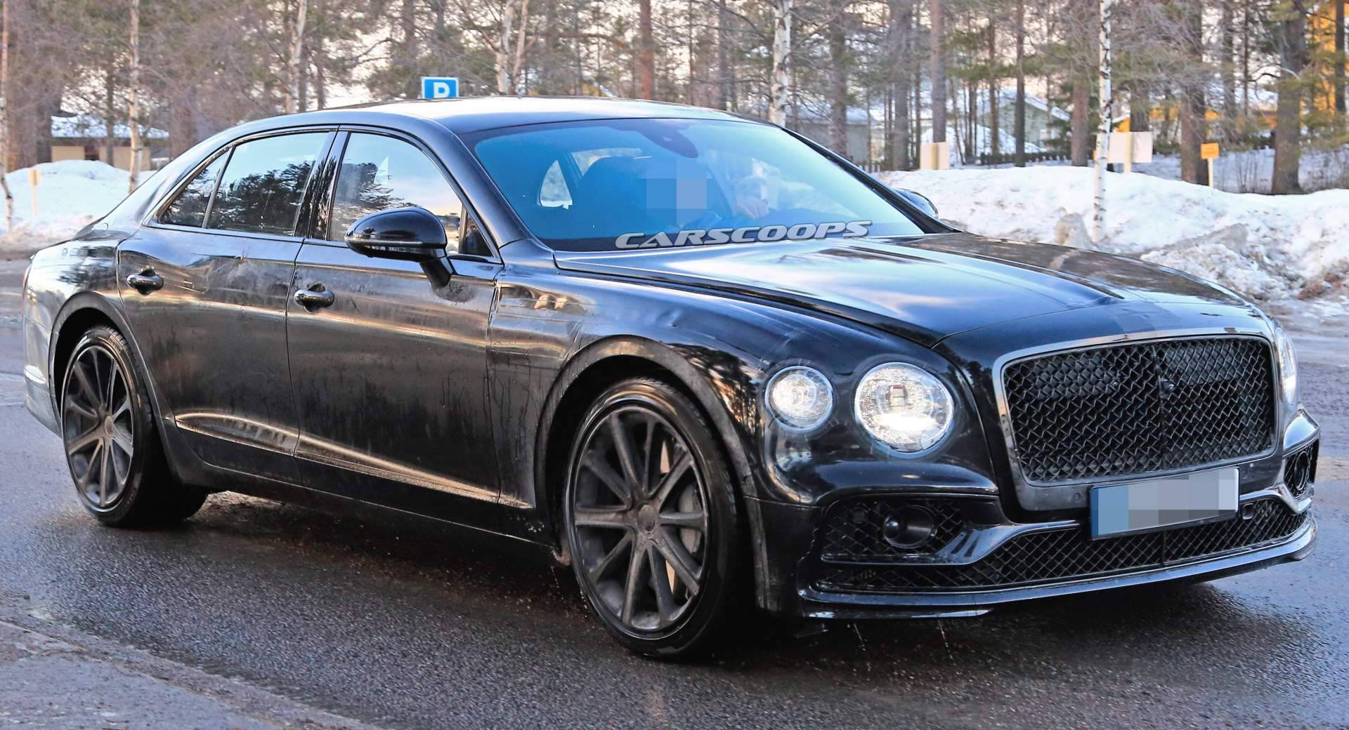 2020 Bentley Flying Spur Loses Padded Camo Wears Production