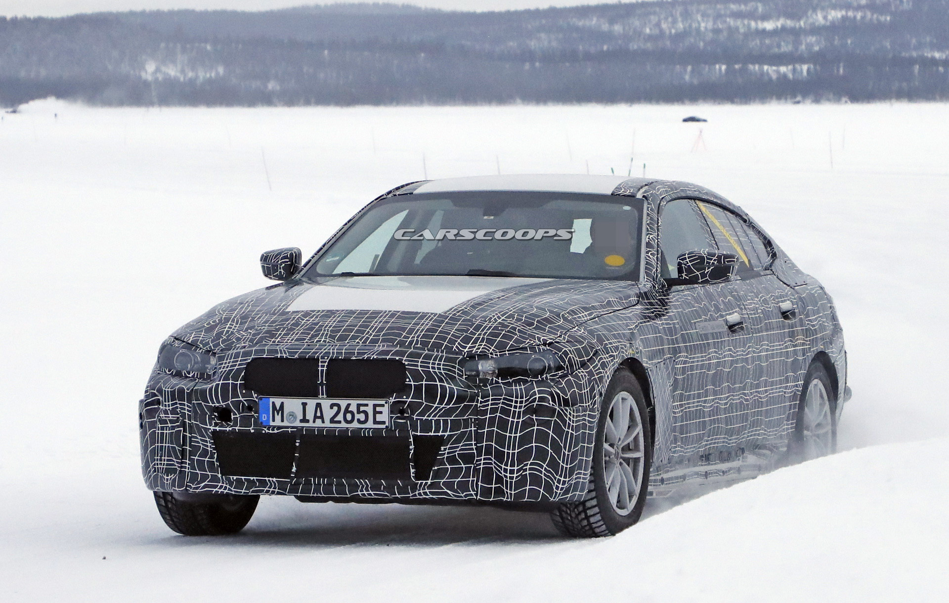 bmw i4 winter testing spy shots 1 BMW i4 Getting Ready To Battle Tesla Model 3 And Polestar 2