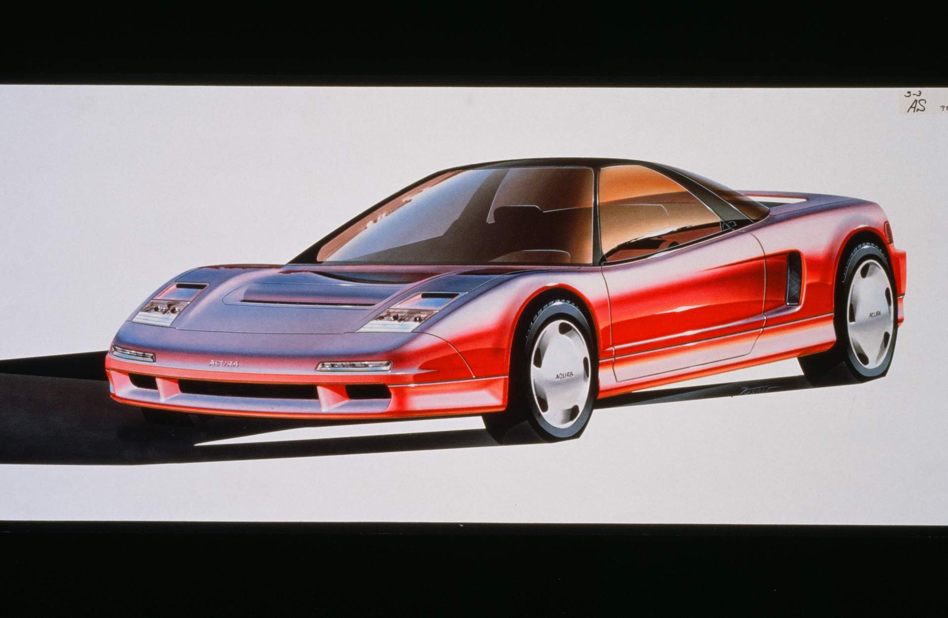 Original NSX Sketch Acura Marks 30 Years Of NSX With Throwback Video And Photo Gallery