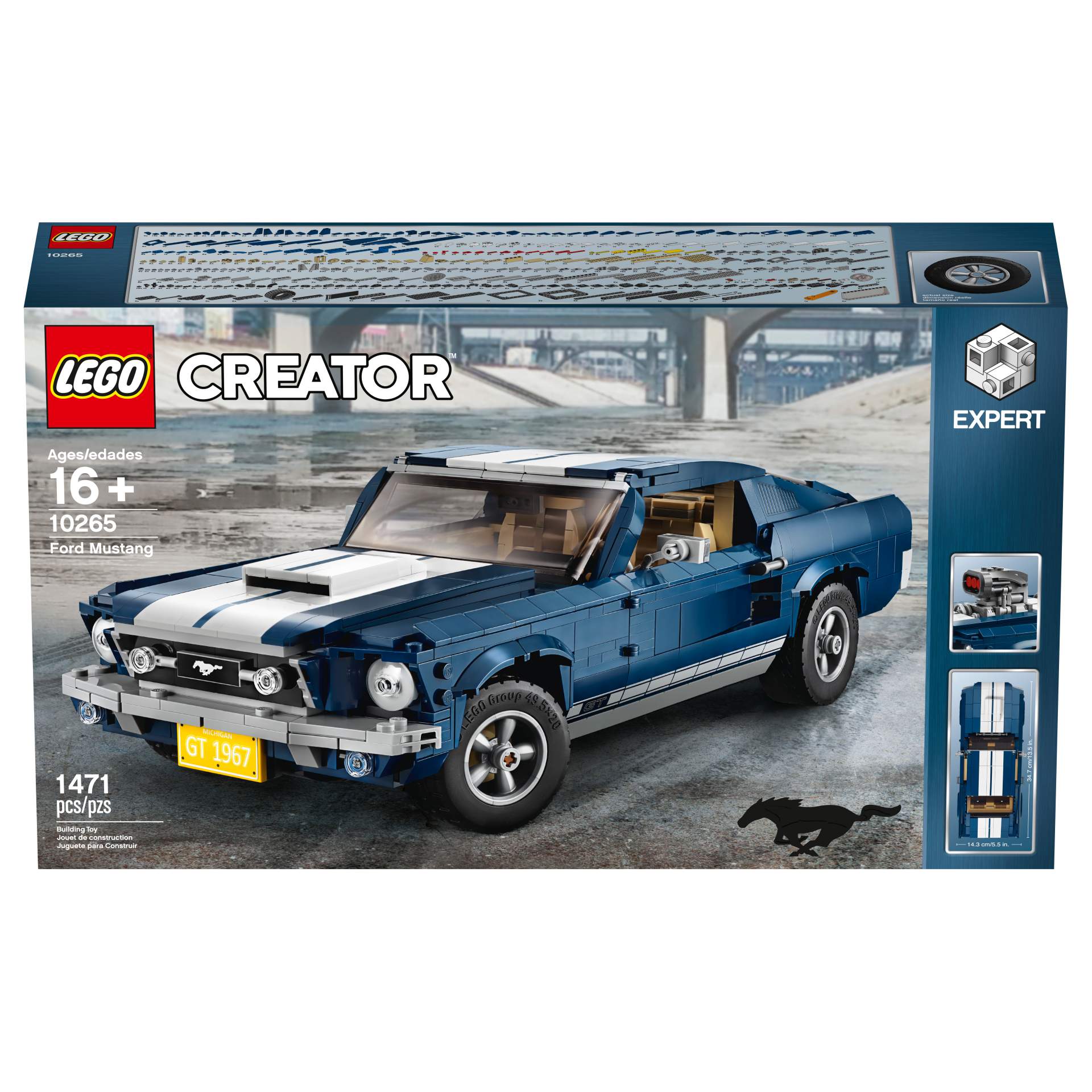 1960s Ford Mustang Lego Creator 18 LEGO Rights Historical Wrong, Builds 1967 Ford Mustang GT Creator Set