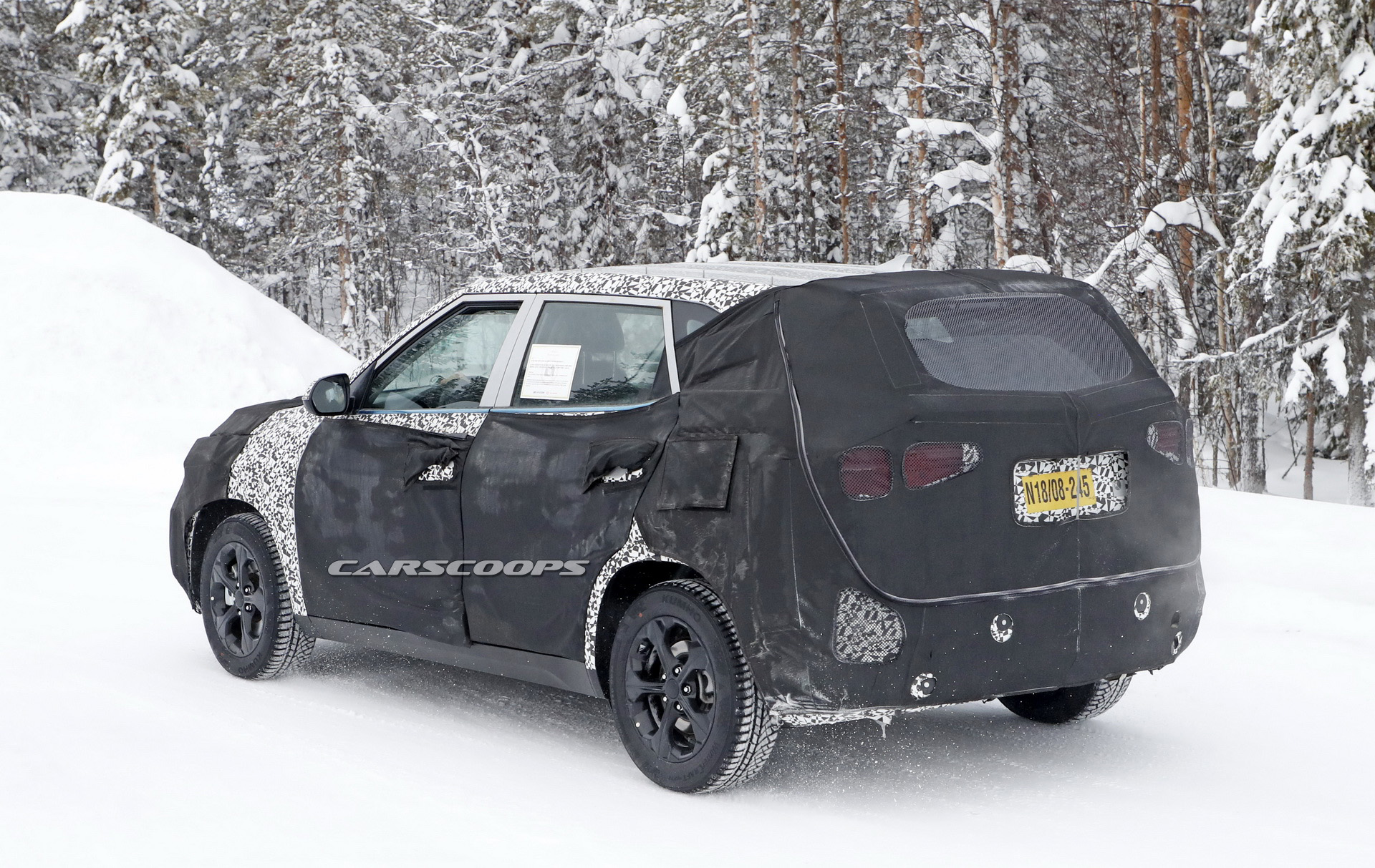 2020 kia tusker spied first time 9 New Kia Crossover Spotted Testing, Looks Like The Production Version Of SP Concept