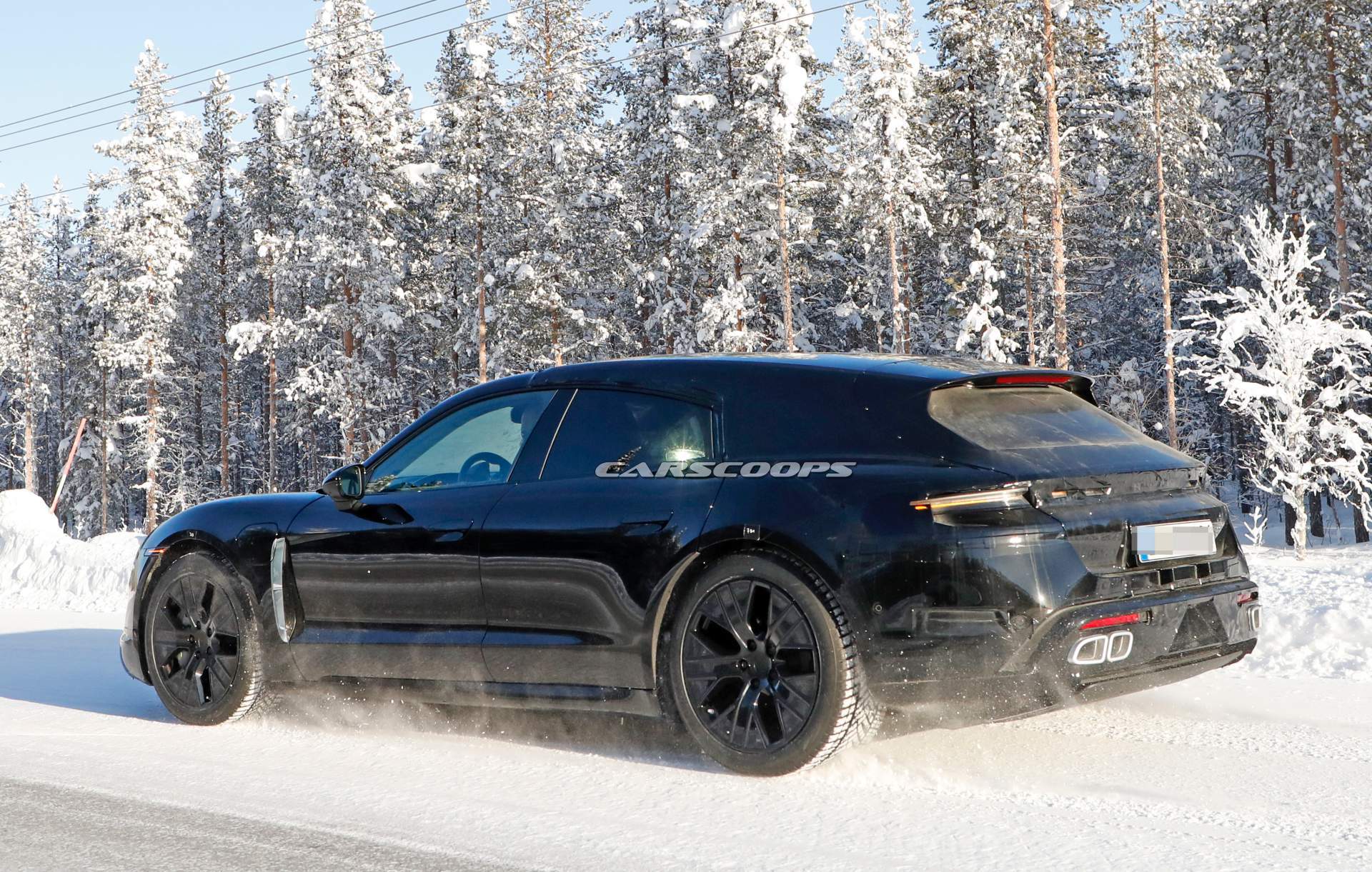2020 Porsche Taycan Sport Turismo spy shots 11 Porsche Taycan Sport Turismo Adds A Dash Of Practicality And Style