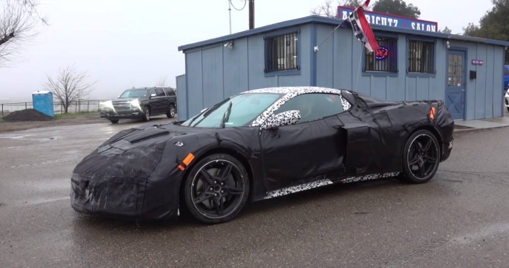  2020 Chevrolet Corvette C8 Convoy Braves The Elements During California Testing