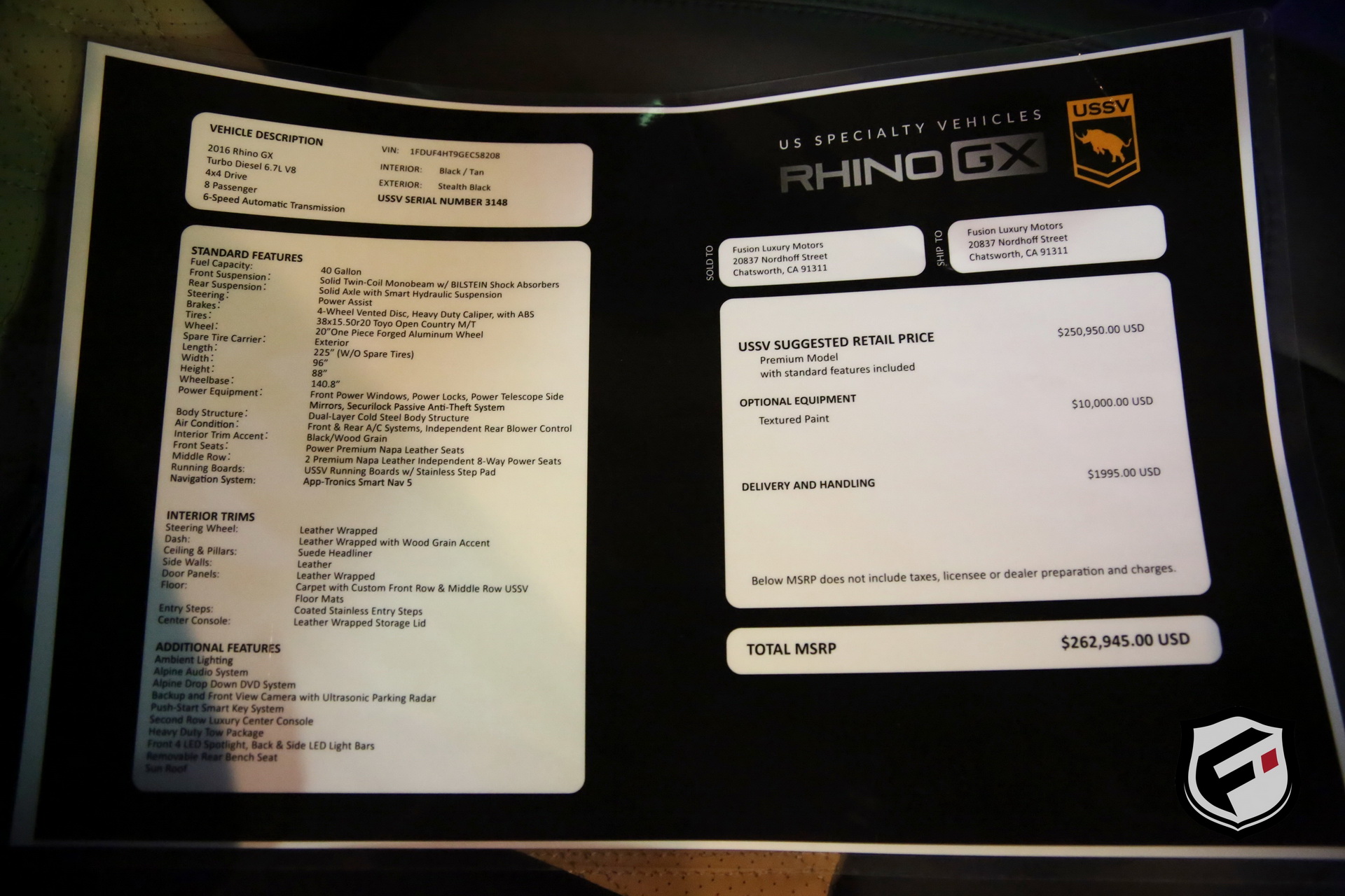 2016 ford f-450 rhino gx ebay 39 Survive The Zombie Apocalypse In Luxury With This $263K Rhino GX