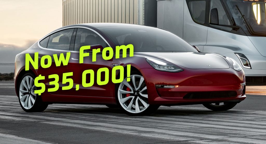  Tesla Finally Launches $35,000 Base Model 3 With 220 Miles Range