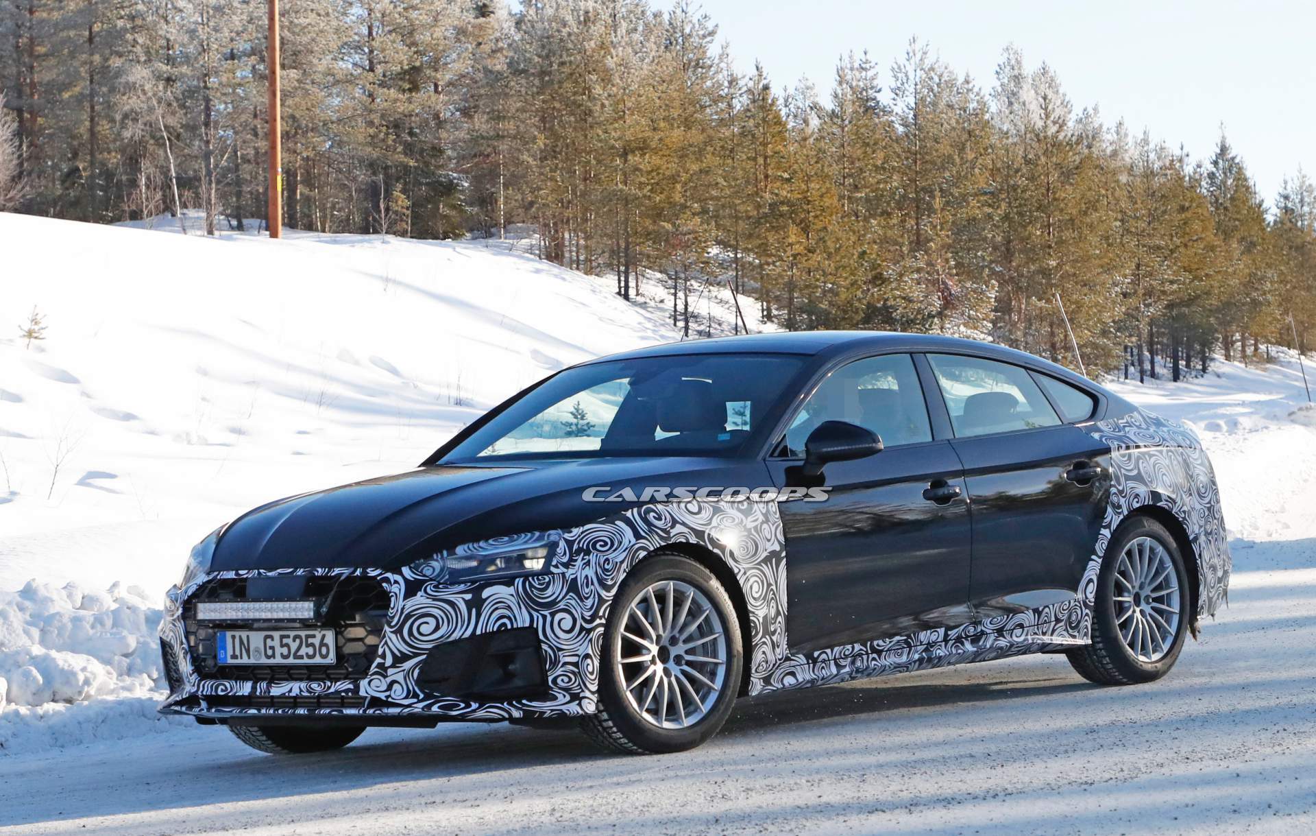 2020 Audi A5 Sportback facelift spy shots 5 2020 Audi A5 Sportback Facelift Comes Out Of Its Hideout