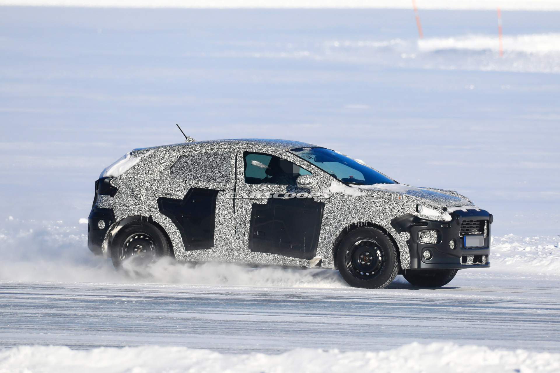 Ford EcoSport replacement spy shots 15 Ford Fiesta-Based SUV EcoSport Replacement Spied Near The Arctic Circle