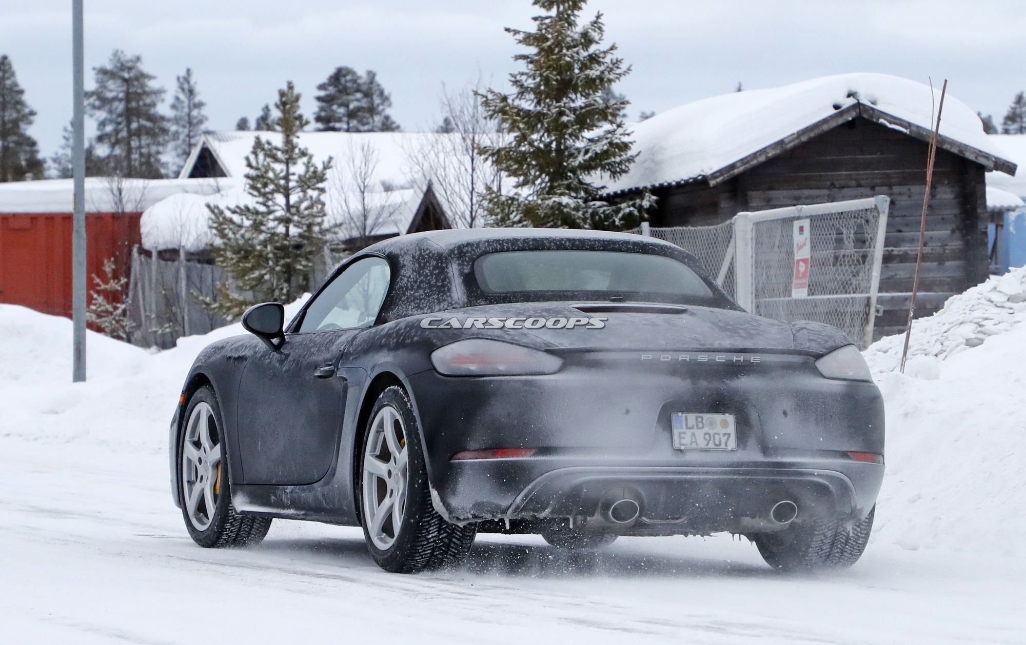 Porsche-Boxster-Spy-Shots-10 Porsche Might Be Developing A Six-Cylinder Boxster For The Masses