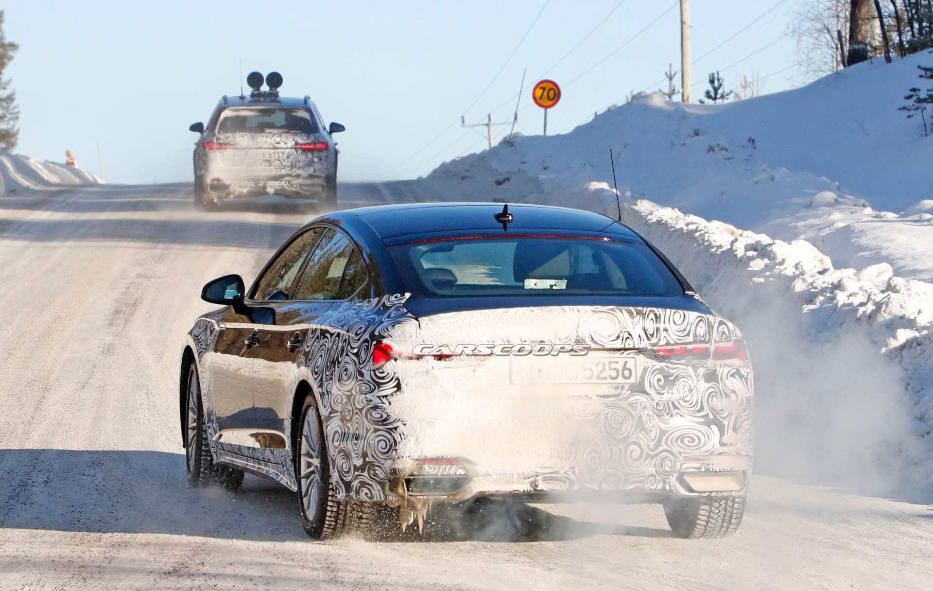 2020 Audi A5 Sportback facelift spy shots 13 2020 Audi A5 Sportback Facelift Comes Out Of Its Hideout