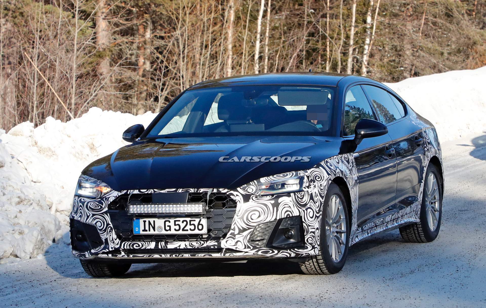 2020 Audi A5 Sportback facelift spy shots 14 2020 Audi A5 Sportback Facelift Comes Out Of Its Hideout