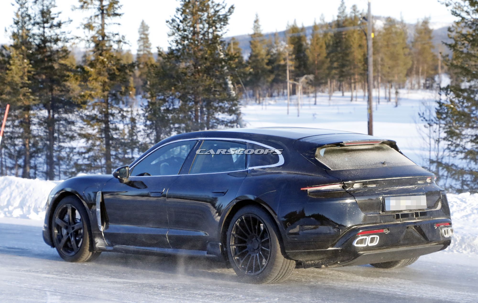 Porsche-Taycan-Sport-Turismo-Spy-Shots-14 Porsche Taycan Sport Turismo Adds A Dash Of Practicality And Style