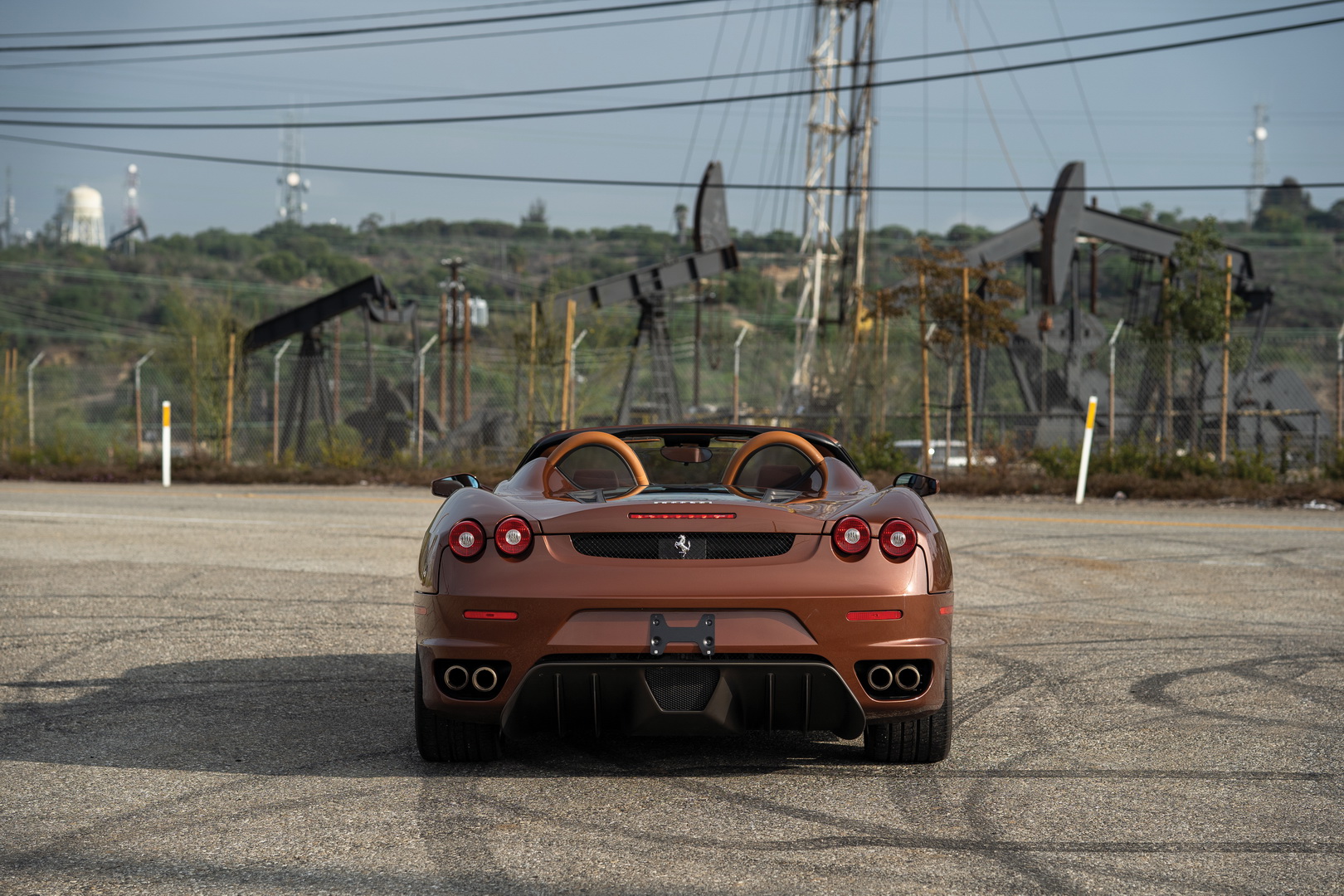 ferrari f430 spider marrone 1971 5 Ferrari F430 Spider In Classic Marrone 1971 Paint Job Is Just Gorgeous