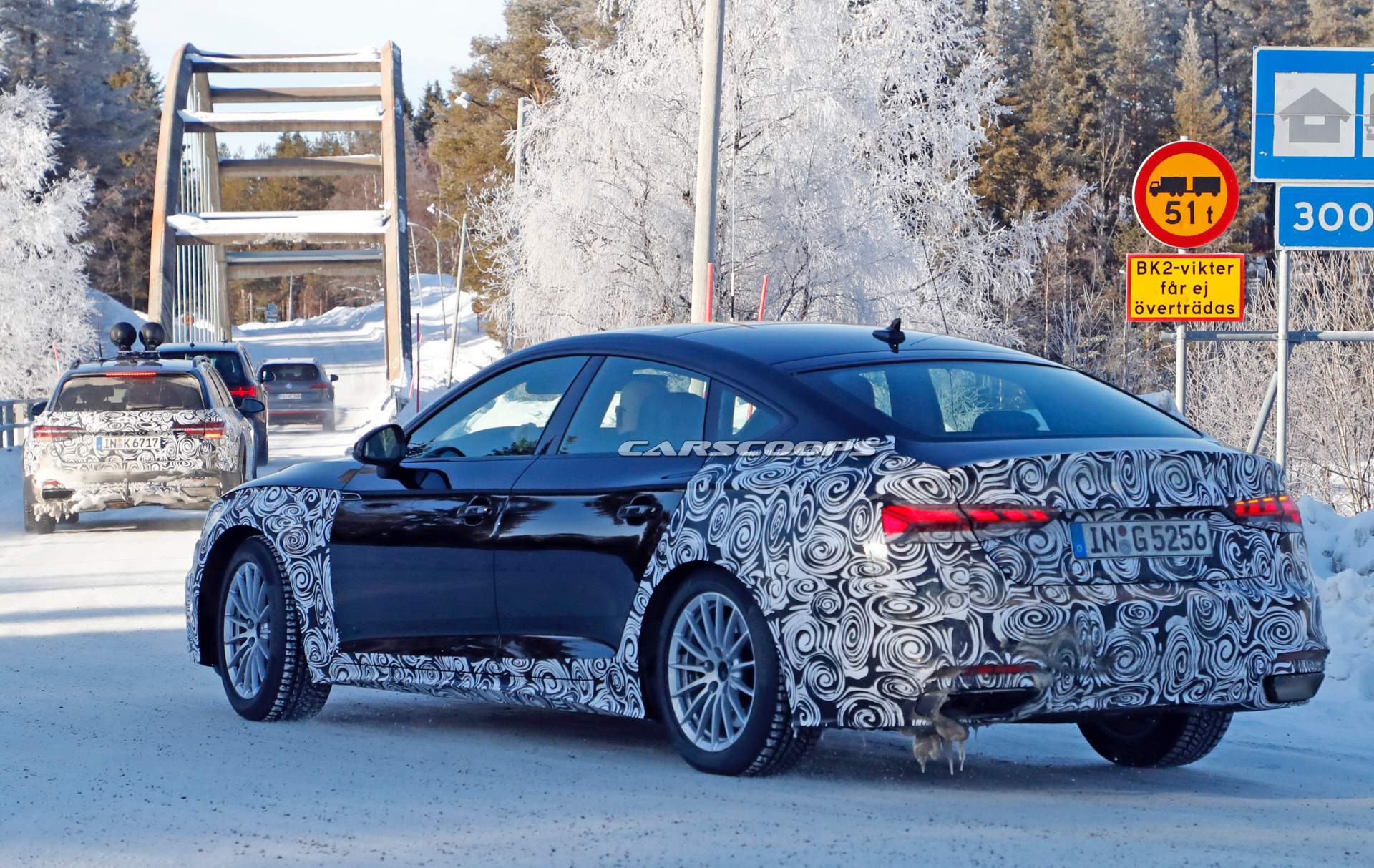 2020 Audi A5 Sportback facelift spy shots 18 2020 Audi A5 Sportback Facelift Comes Out Of Its Hideout